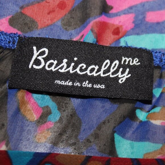 Basically Me Multicolor Asymmetrical Blouse - Picture 9 of 12
